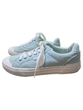 Rocket Dog Mint Canvas Low-Top Sneakers with White Soles Size 11